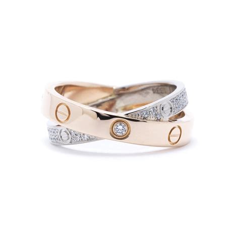 cartier friendship ring|cartier love interlocking ring.